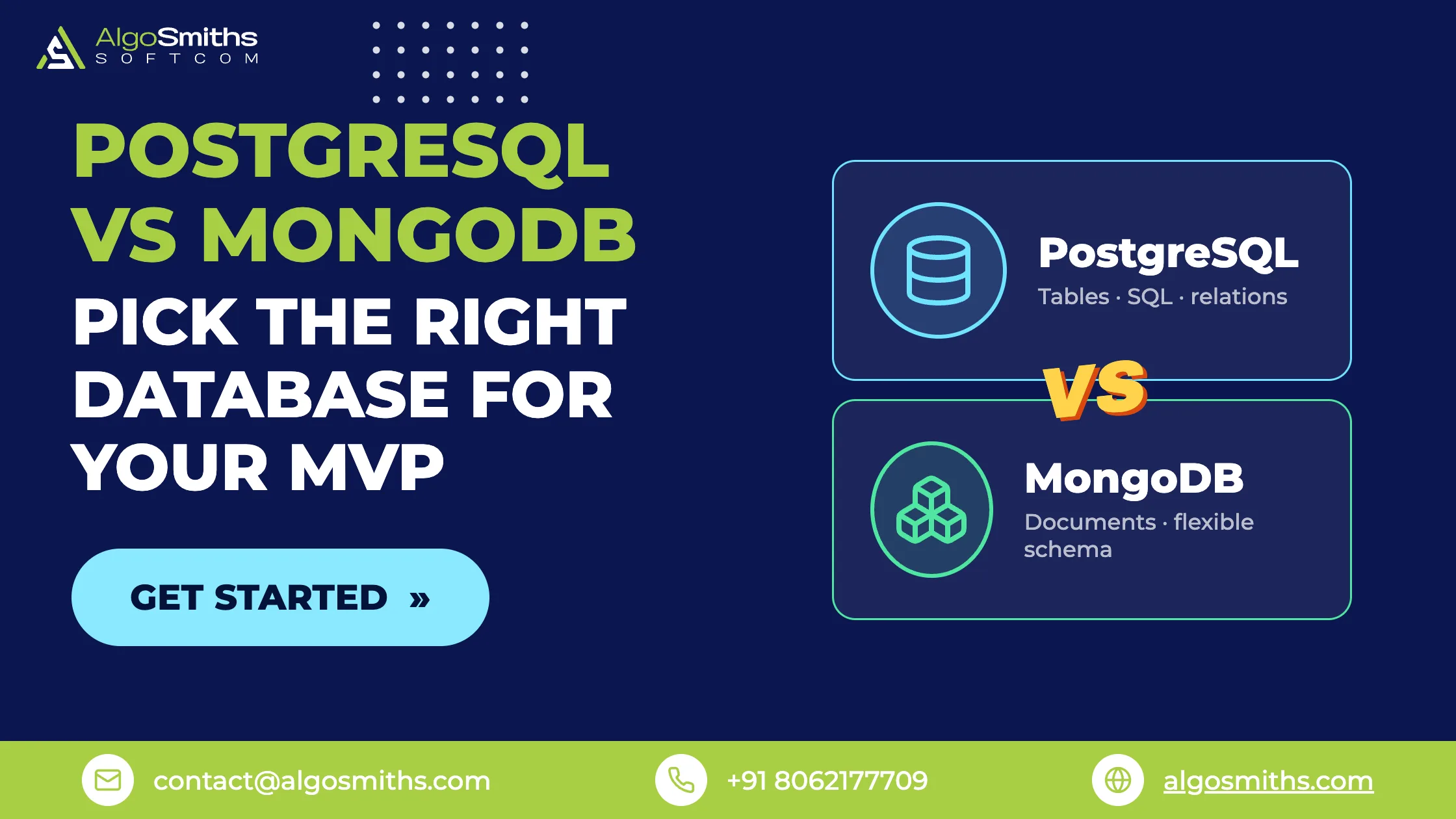 PostgreSQL vs MongoDB for Startups: Which Database Should You Choose for Your MVP in 2026?