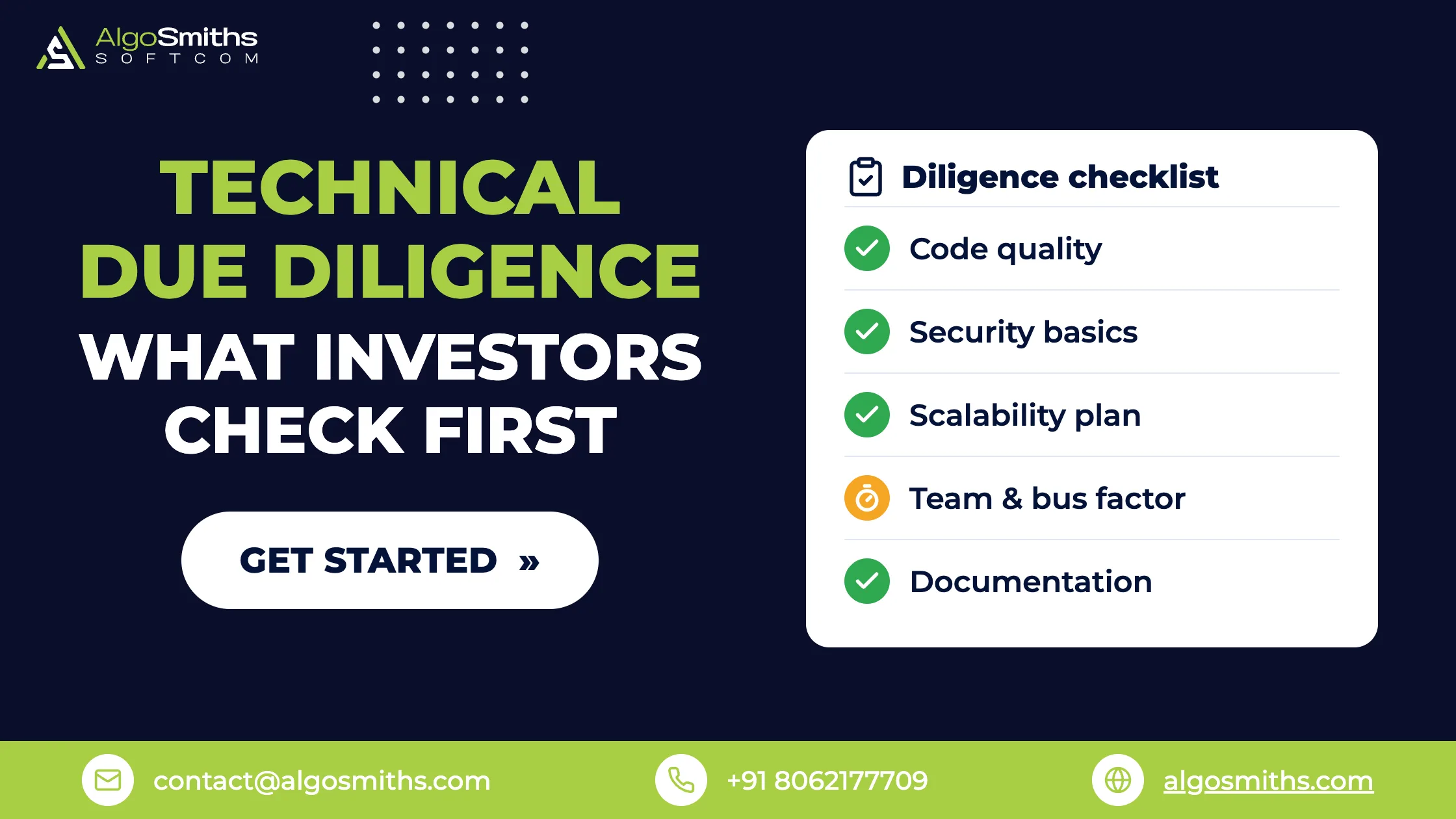 Technical Due Diligence for Startups: What Investors Check Before They Fund You